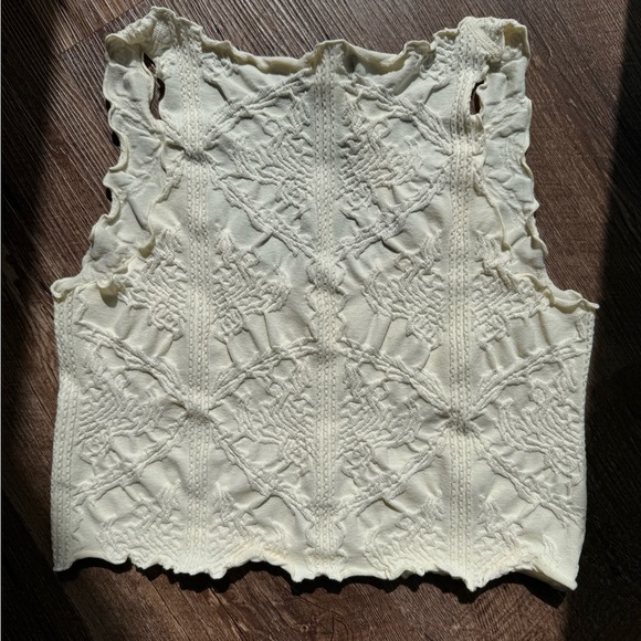 𝐅𝐨𝐫𝐞𝐯𝐞𝐫 𝟐𝟏 𝐒𝐞𝐚𝐦𝐥𝐞𝐬𝐬 𝐎𝐫𝐧𝐚𝐭𝐞 𝐂𝐫𝐨𝐩 𝐓𝐨𝐩 - Picture 2 of 5